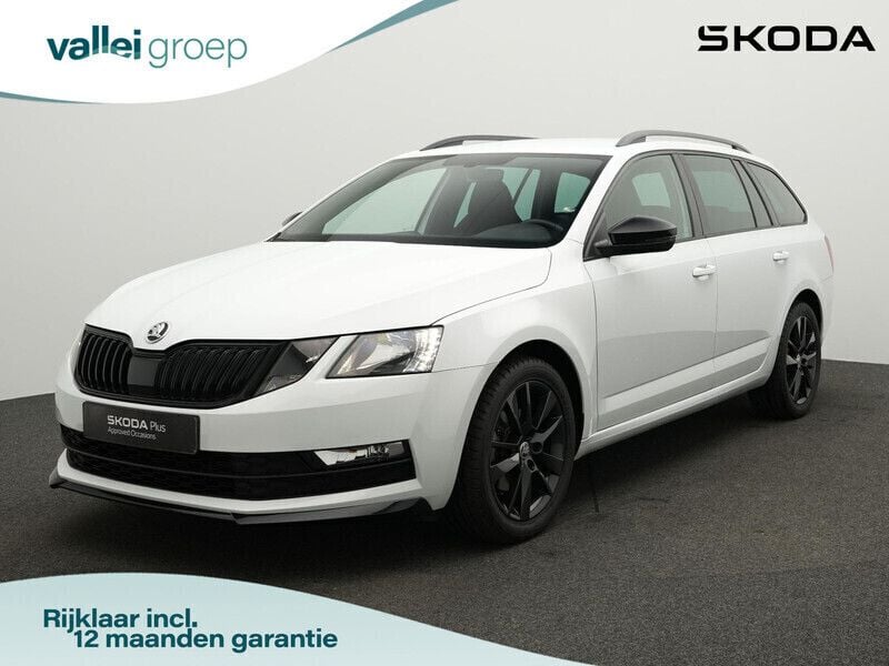 Wit Gebruikt 2020 Skoda Octavia Business Line Stationwagen | € 21.900 (Eerlijke prijs) - Afbeelding 1/4