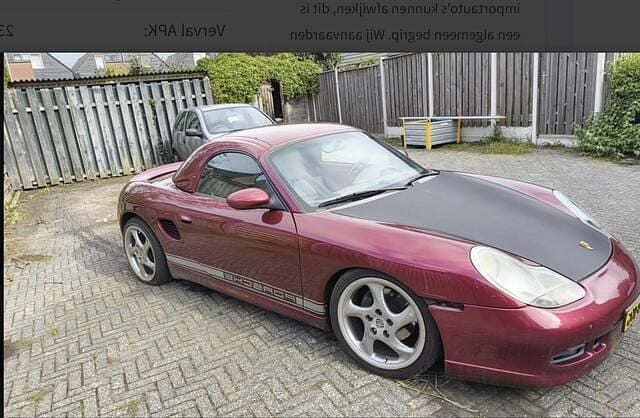 Occasion Porsche Boxster 204 PK (150 kW) 1998 Rood Cabriolet