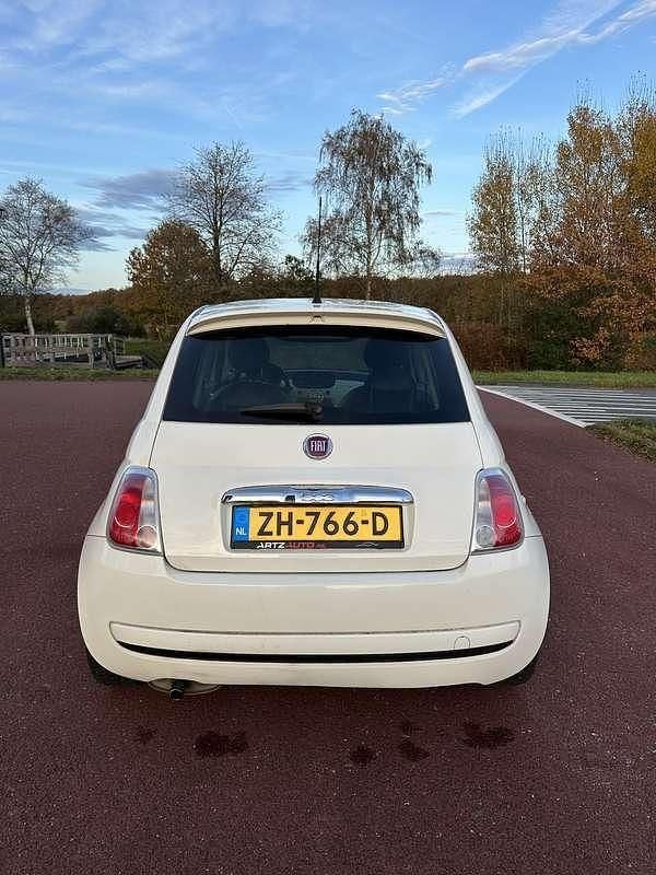 Wit Gebruikt 2008 Fiat 500 Hatchback | € 2.499 (Eerlijke prijs) - Afbeelding 1/4