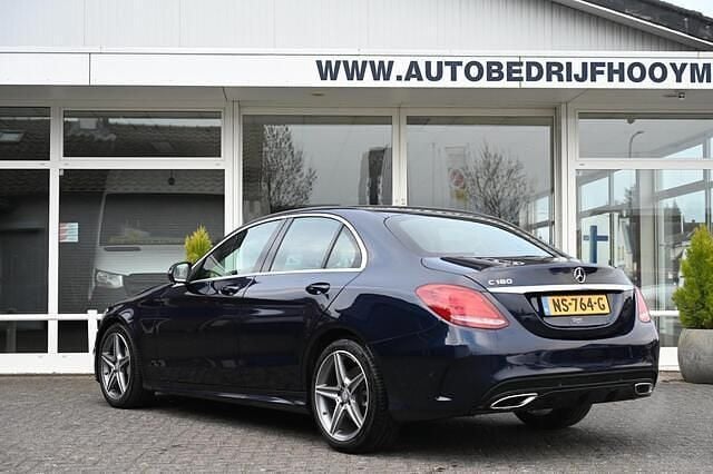 Occasion Mercedes C180 Sport Edition 157 PK (115 kW) 2017 Blauw (metallic) Sedan