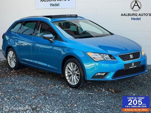Blauw Occasion 2016 Seat Leon ST CONNECT Stationwagen | € 12.650 (Eerlijke prijs) - Afbeelding 1/4