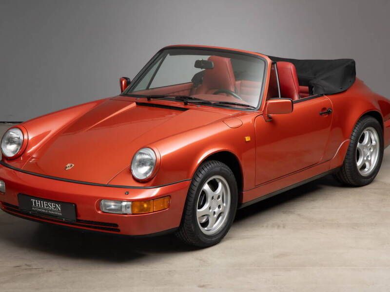 Rood Gebruikt 1991 Porsche 911 Carrera 4 Cabriolet Cabriolet | € 89.800 - Afbeelding 1/4