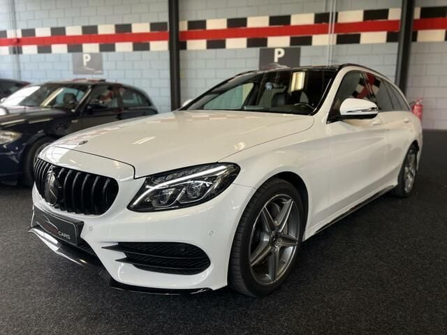 Wit Gebruikt 2017 Mercedes C250 Prestige Stationwagen | € 25.475 (Duur) - Afbeelding 1/4
