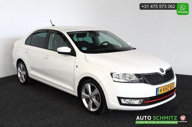 Wit Gebruikt 2013 Skoda Rapid Business Line Hatchback | € 6.950 (Eerlijke prijs) - Afbeelding 1/4