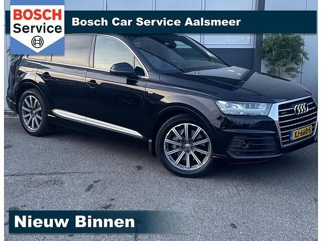 Zwart Gebruikt 2018 Audi Q7 Proline SUV | € 36.500 (Eerlijke prijs) - Afbeelding 1/4