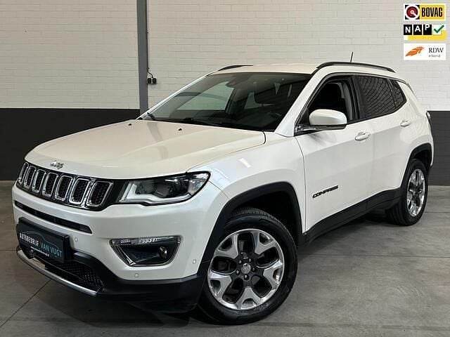Wit, metallic lak Gebruikt 2018 Jeep Compass Limited SUV | € 18.750 (Eerlijke prijs) - Afbeelding 1/4
