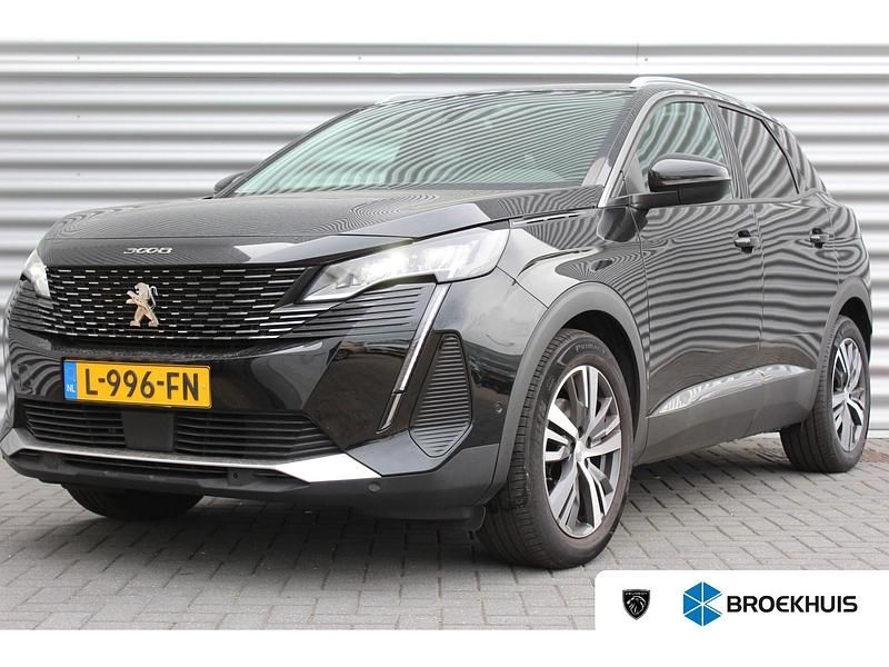 Zwart Gebruikt 2021 Peugeot 3008 Allure SUV | € 19.900 (Eerlijke prijs) - Afbeelding 1/1