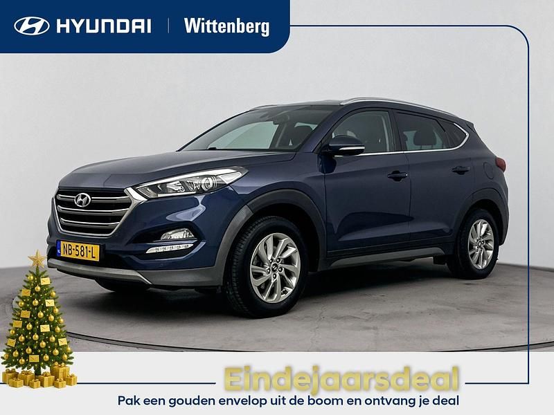 Blauw Gebruikt 2017 Hyundai Tucson GO! SUV | € 17.600 (Eerlijke prijs) - Afbeelding 1/3