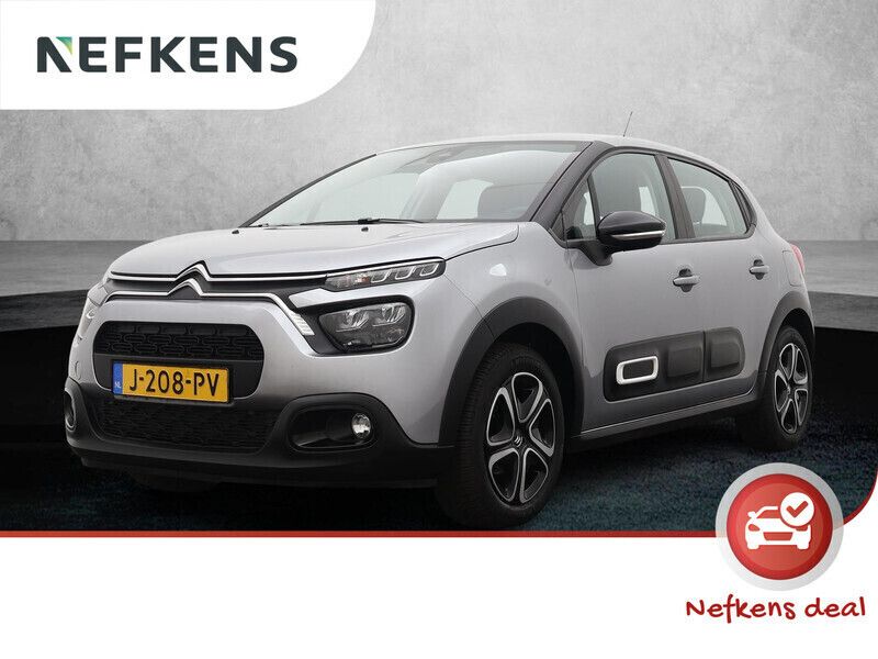 Steel grey (licht grijs) Gebruikt 2020 Citroën C3 Feel Hatchback | € 13.900 (Iets duurder) - Afbeelding 1/3