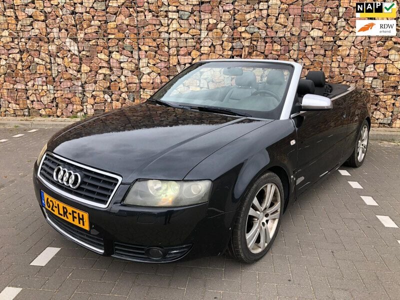 Zwart Gebruikt 2003 Audi A4 Cabriolet Exclusive Cabriolet | € 3.450 (Eerlijke prijs) - Afbeelding 1/4