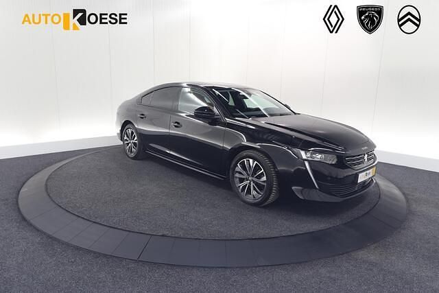 Zwart Gebruikt 2022 Peugeot 508 Allure Hatchback | € 23.400 (Eerlijke prijs) - Afbeelding 1/4