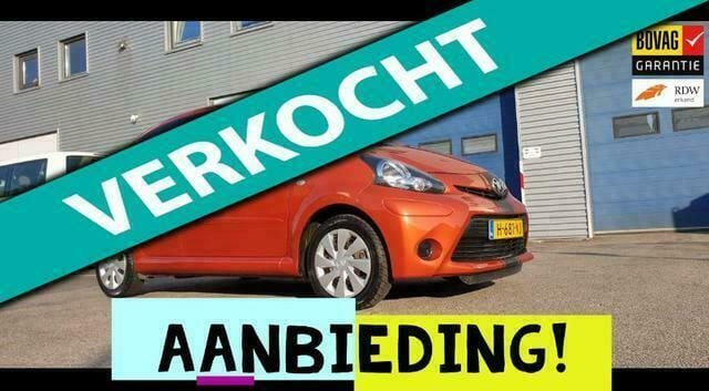 Oranje Occasion 2013 Toyota Aygo Hatchback | € 4.199 (Goede deal) - Afbeelding 1/4
