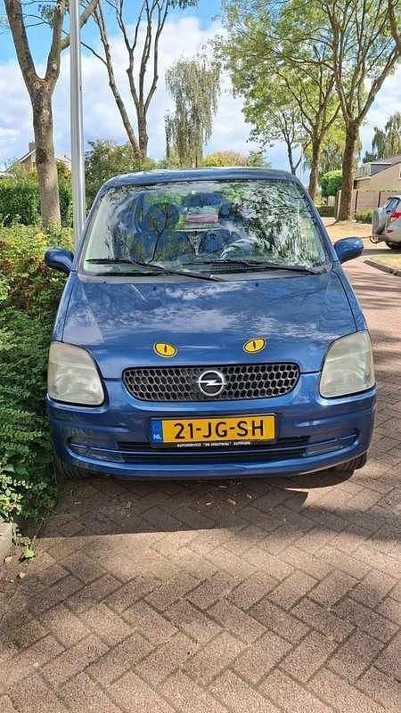 Blauw Gebruikt 2002 Opel Agila Comfort MPV | € 750 (Eerlijke prijs) - Afbeelding 1/4