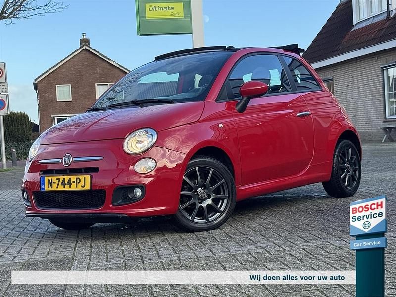 Rood Occasion 2010 Fiat 500C Cabriolet | € 6.750 (Eerlijke prijs) - Afbeelding 1/4