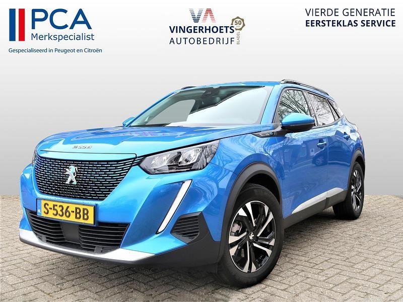 Blauw Gebruikt 2022 Peugeot e-2008 Allure SUV | € 17.750 (Eerlijke prijs) - Afbeelding 1/4