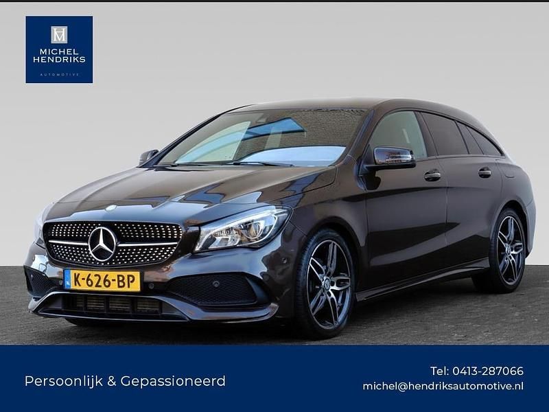 Bruin Occasion 2017 Mercedes CLA180 Prestige Sedan | € 17.750 (Eerlijke prijs) - Afbeelding 1/4