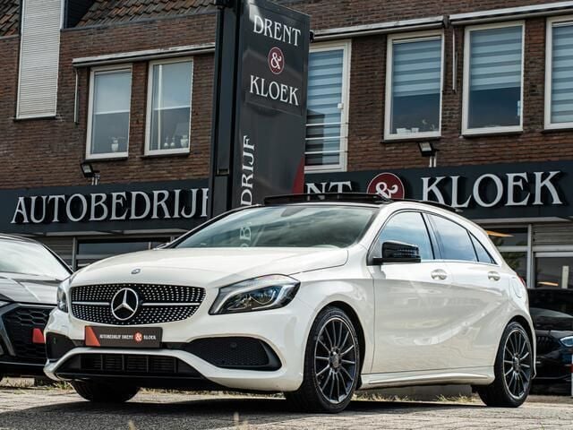 Wit Gebruikt 2017 Mercedes A180 Ambition Hatchback | € 14.250 (Eerlijke prijs) - Afbeelding 1/4