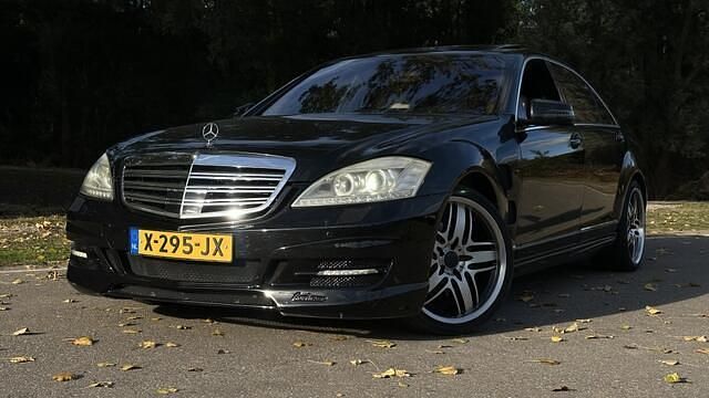 Zwart Gebruikt 2006 Mercedes S500L Prestige Sedan | € 15.950 - Afbeelding 1/4