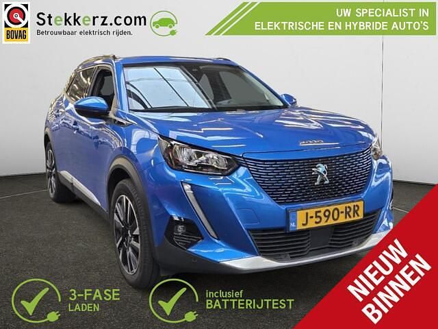 Blauw Gebruikt 2020 Peugeot e-2008 Allure SUV | € 14.400 (Eerlijke prijs) - Afbeelding 1/4