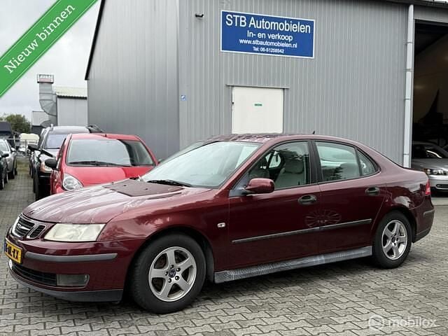 Rood Gebruikt 2003 Saab 9-3 Linear Sedan | € 1.499 (Super prijs) - Afbeelding 1/4
