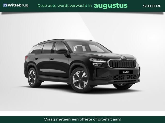 Zwart Nieuw 2025 Skoda Kodiaq Business Line SUV | € 50.950 (Super prijs) - Afbeelding 1/4