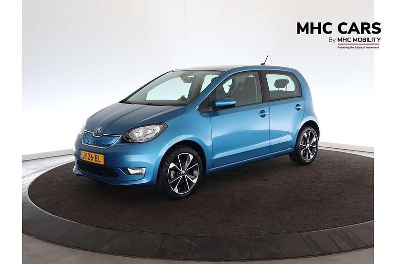 Blauw, metallic lak Gebruikt 2020 Skoda Citigo-e IV Style Hatchback | € 12.200 (Eerlijke prijs) - Afbeelding 1/4