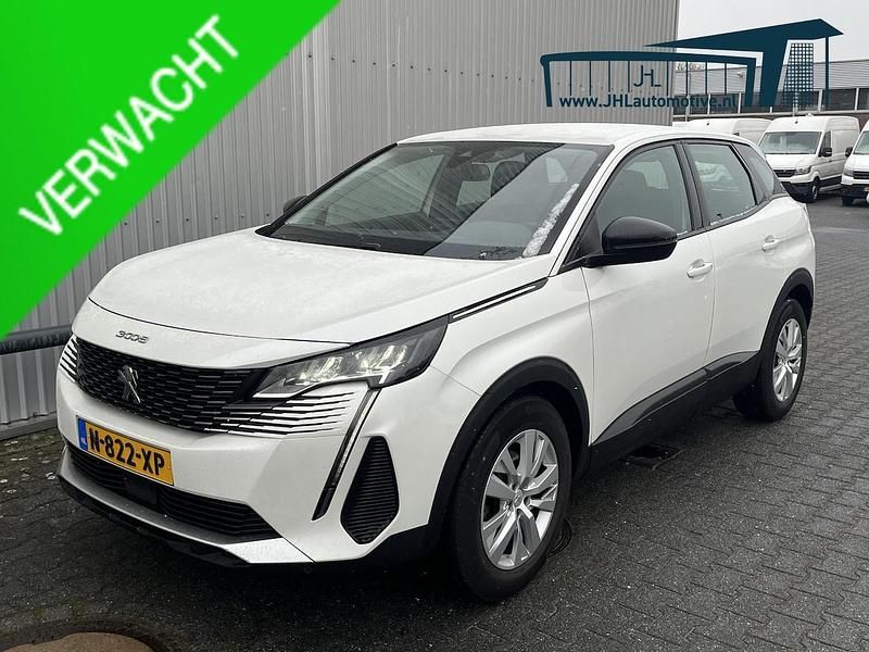 Wit Occasion 2022 Peugeot 3008 Active SUV | € 16.900 (Super prijs) - Afbeelding 1/3