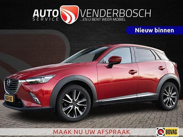 Rood Occasion 2017 Mazda CX-3 SUV | € 16.790 (Eerlijke prijs) - Afbeelding 1/4