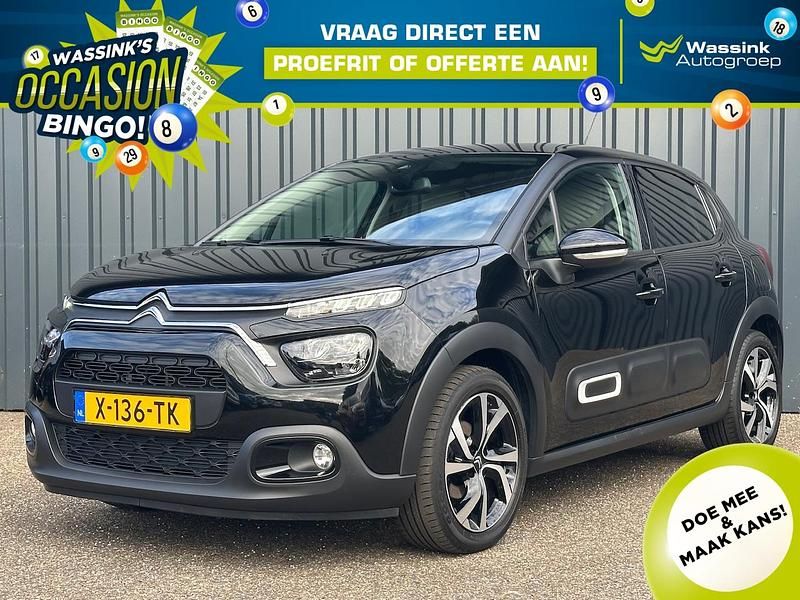 Zwart Gebruikt 2024 Citroën C3 PureTech Hatchback | € 15.894 (Eerlijke prijs) - Afbeelding 1/4