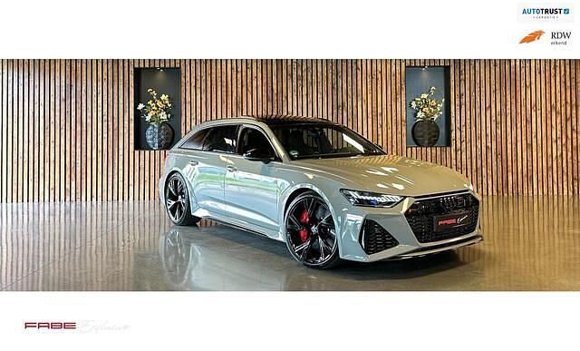 Grijs Gebruikt 2021 Audi RS6 Exclusive Stationwagen | € 119.900 - Afbeelding 1/4