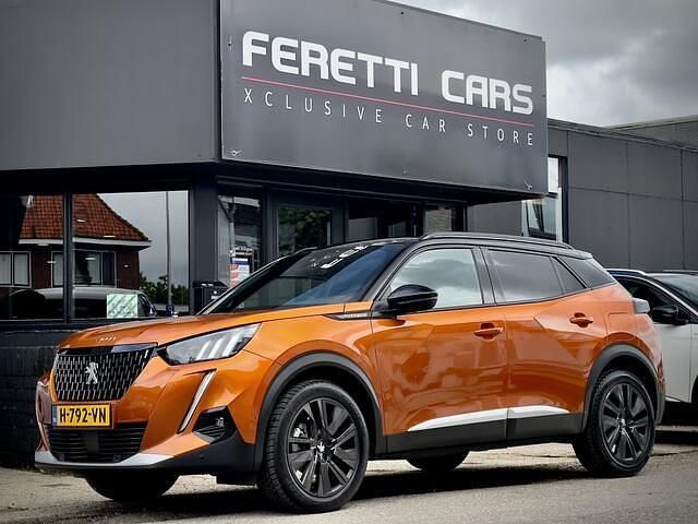 Oranje Gebruikt 2020 Peugeot 2008 GT-line SUV | € 15.900 (Eerlijke prijs) - Afbeelding 1/4
