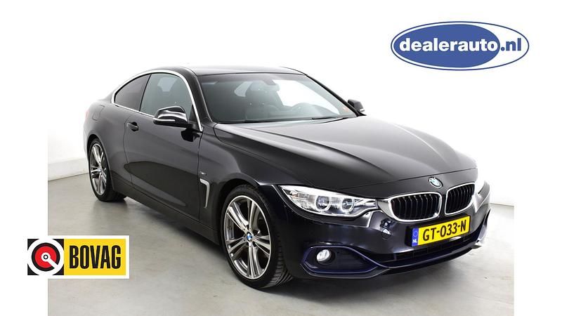 Zwart Gebruikt 2015 BMW 420 Executive Coupé | € 18.885 (Eerlijke prijs) - Afbeelding 1/4