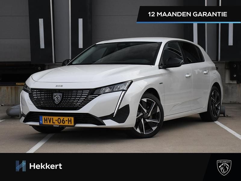 Wit, metallic lak Gebruikt 2023 Peugeot 308 Allure Hatchback | € 27.995 (Goede deal) - Afbeelding 1/4