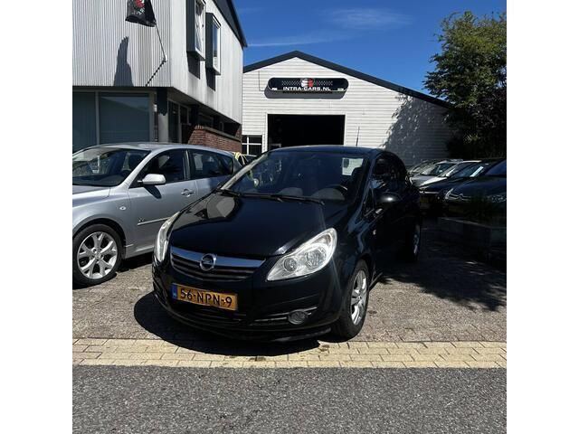 Zwart Gebruikt 2010 Opel Corsa Cosmo Hatchback | € 1.495 (Goede deal) - Afbeelding 1/4