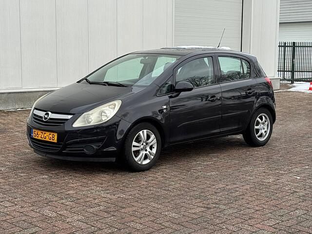 Zwart (metallic) Occasion 2008 Opel Corsa Business Hatchback | € 1.250 (Goede deal) - Afbeelding 1/4