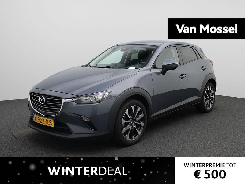 Grijs Occasion 2021 Mazda CX-3 Sportive SUV | € 19.900 (Eerlijke prijs) - Afbeelding 1/4