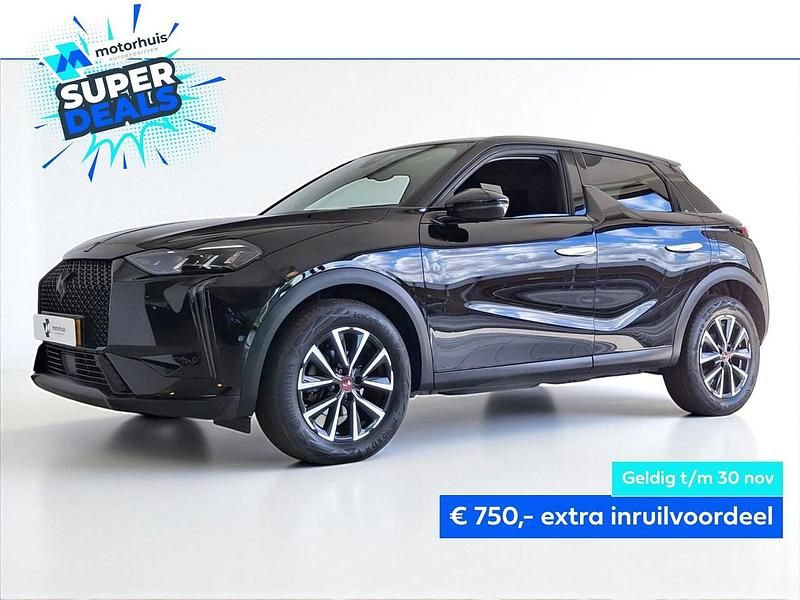 Zwart (metallic) Gebruikt 2024 DS Automobiles DS3 Performance SUV | € 23.945 (Goede deal) - Afbeelding 1/4