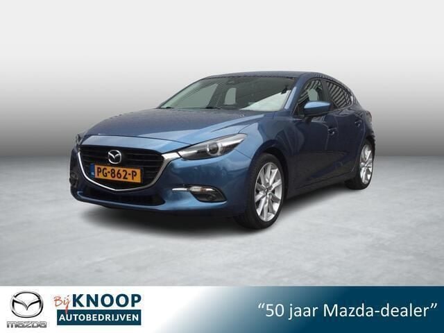 Blauw Gebruikt 2017 Mazda 3 Hatchback | € 16.700 (Eerlijke prijs) - Afbeelding 1/4