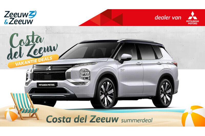 Wit Nieuw 2025 Mitsubishi Outlander P-HEV Instyle SUV | € 61.890 (Eerlijke prijs) - Afbeelding 1/4