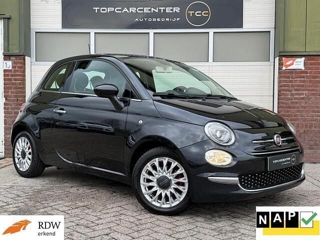 Zwart Gebruikt 2016 Fiat 500 Lounge Hatchback | € 3.799 - Afbeelding 1/4