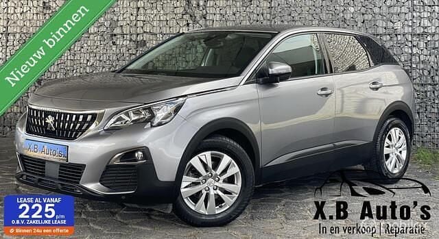 Grijs Gebruikt 2018 Peugeot 3008 Premium SUV | € 12.250 (Super prijs) - Afbeelding 1/4