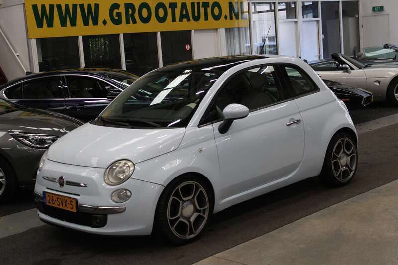 Blauw Gebruikt 2007 Fiat 500 Lounge Hatchback | € 2.444 (Goede deal) - Afbeelding 1/4