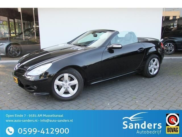 Zwart Gebruikt 2006 Mercedes SLK200 Cabriolet | € 11.950 (Eerlijke prijs) - Afbeelding 1/4