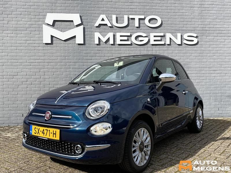 Blauw Gebruikt 2017 Fiat 500 Lounge Cabriolet | € 12.900 (Duur) - Afbeelding 1/4