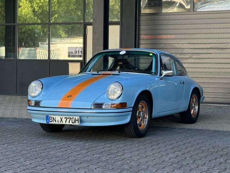 Blauwgulf blue Gebruikt 1972 Porsche 911 Coupé | € 97.500 - Afbeelding 1/4