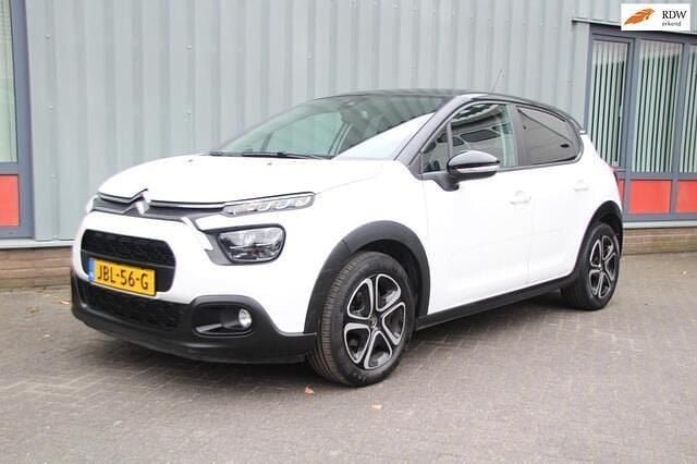 Wit Gebruikt 2021 Citroën C3 PureTech Hatchback | € 10.850 (Super prijs) - Afbeelding 1/4