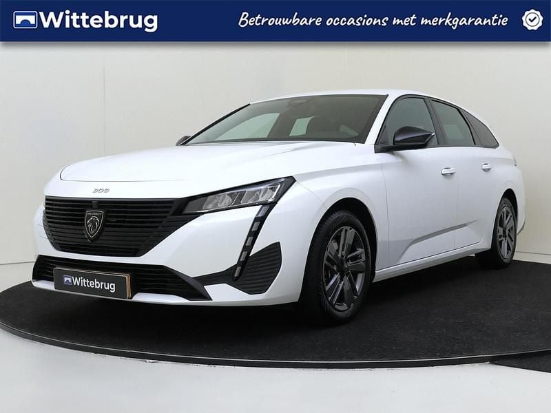 Wit Gebruikt 2023 Peugeot 308 Business-Line Stationwagen | € 22.925 (Goede deal) - Afbeelding 1/3