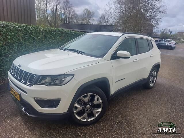 Wit Gebruikt 2018 Jeep Compass Longitude SUV | € 23.900 - Afbeelding 1/4