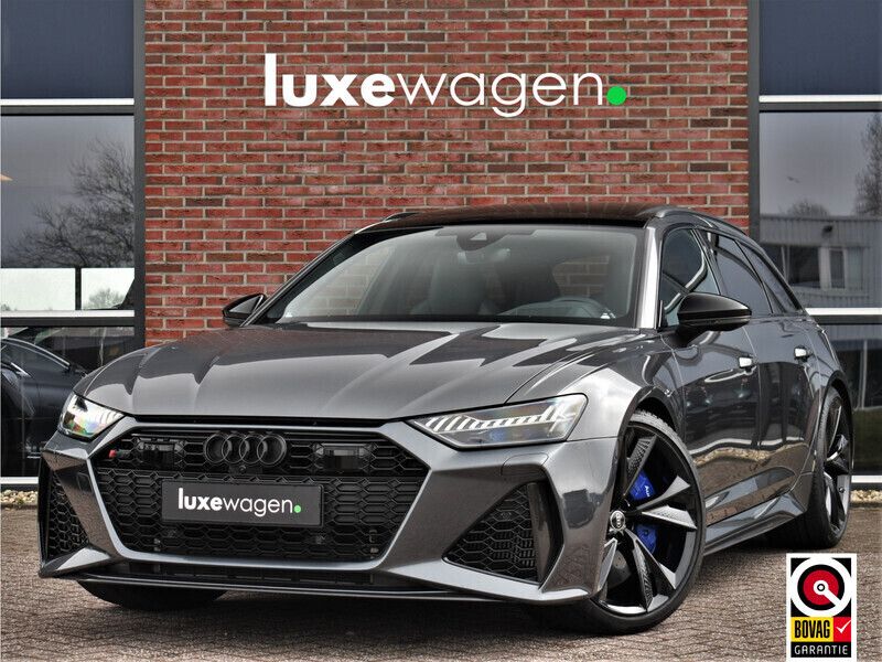 Grijs Gebruikt 2022 Audi RS6 Design Stationwagen | € 138.900 (Eerlijke prijs) - Afbeelding 1/4