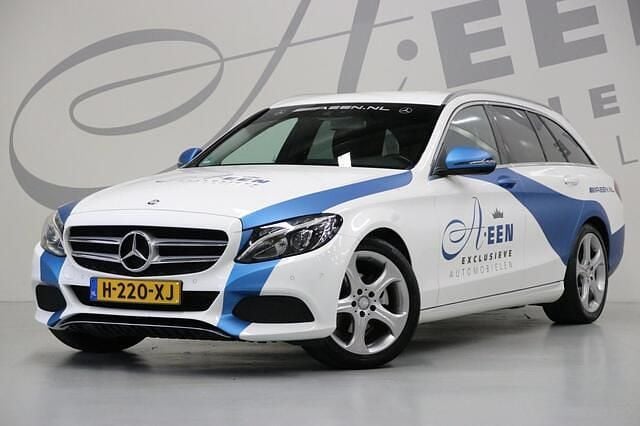 Wit Gebruikt 2016 Mercedes C180 Stationwagen | € 17.950 (Eerlijke prijs) - Afbeelding 1/4